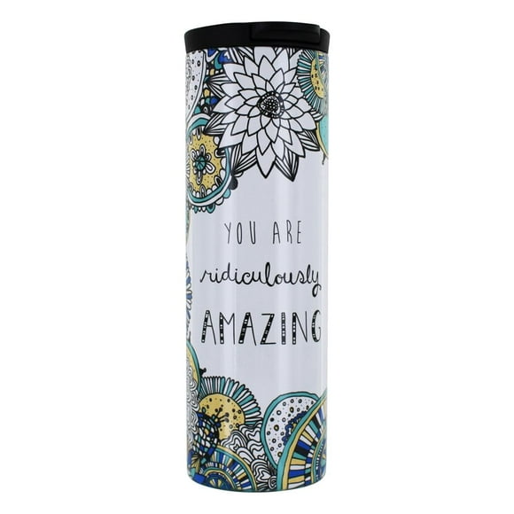 Aunty Acid Over 40 Tree-Free Greetings 16-Ounce Sip N Go Stainless Lined Travel Mug SG78558 Aunty Acid Over 40 Tree-Free Greetings 16-Ounce Sip N Go Stainless Lined Travel Mug SG78558